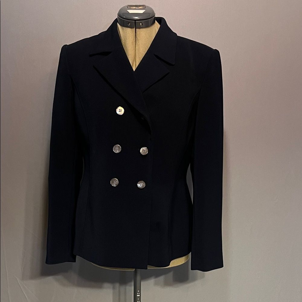 Le Suit Midnight Double-Breasted Blazer